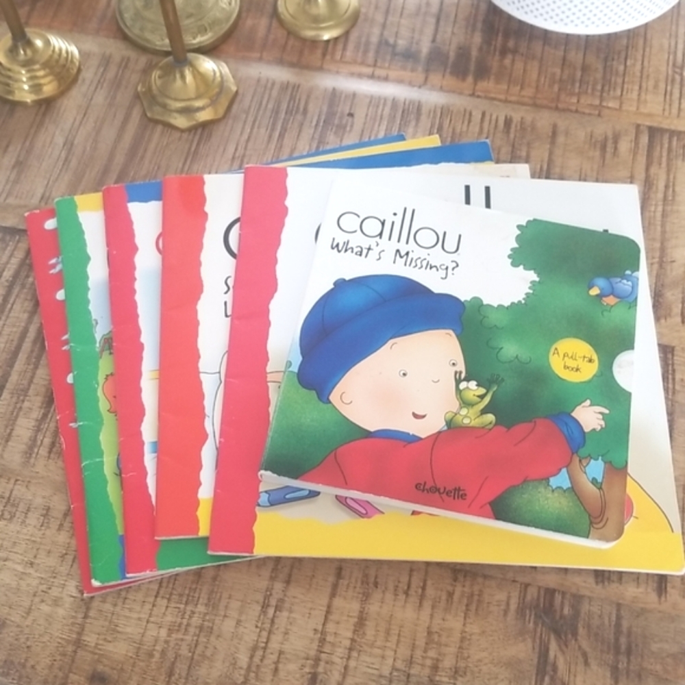 📚 Six Caillou Books 📚
